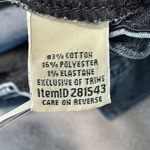 LL Bean Dark Wash Classic Fit Knee Length Boho Denim Skirt Womens Size 6 Stretch - Picture 7 of 11